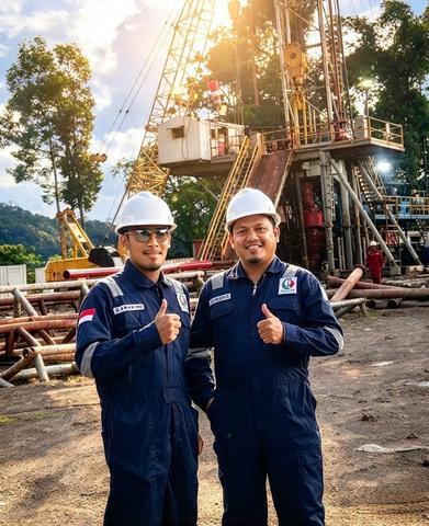 Tenaga Ahli PT VIP di Rig Pengeboran